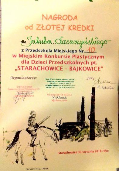 Konkurs plastyczny pt."Starachowice-bajkowice"